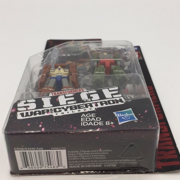 Transformers Siege War For Cybertron Trilogy Autobot Topshot & Flak Hasbro Mini - Picture 7 of 13
